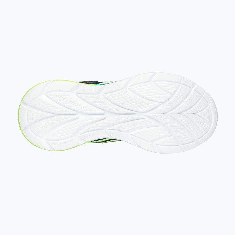 Gyerekcipők SKECHERS Flex-Glow Ultra fekete/kék/lime 12