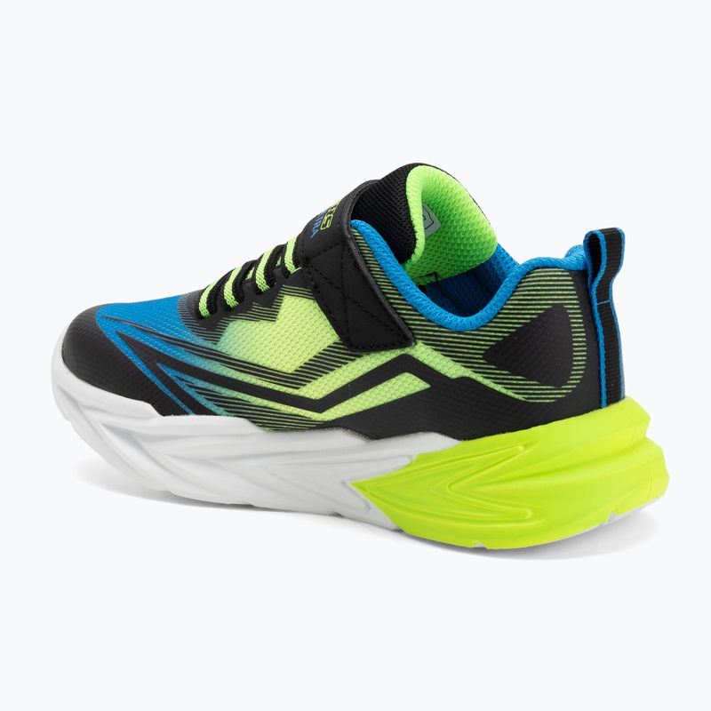 Gyerekcipők SKECHERS Flex-Glow Ultra fekete/kék/lime 3