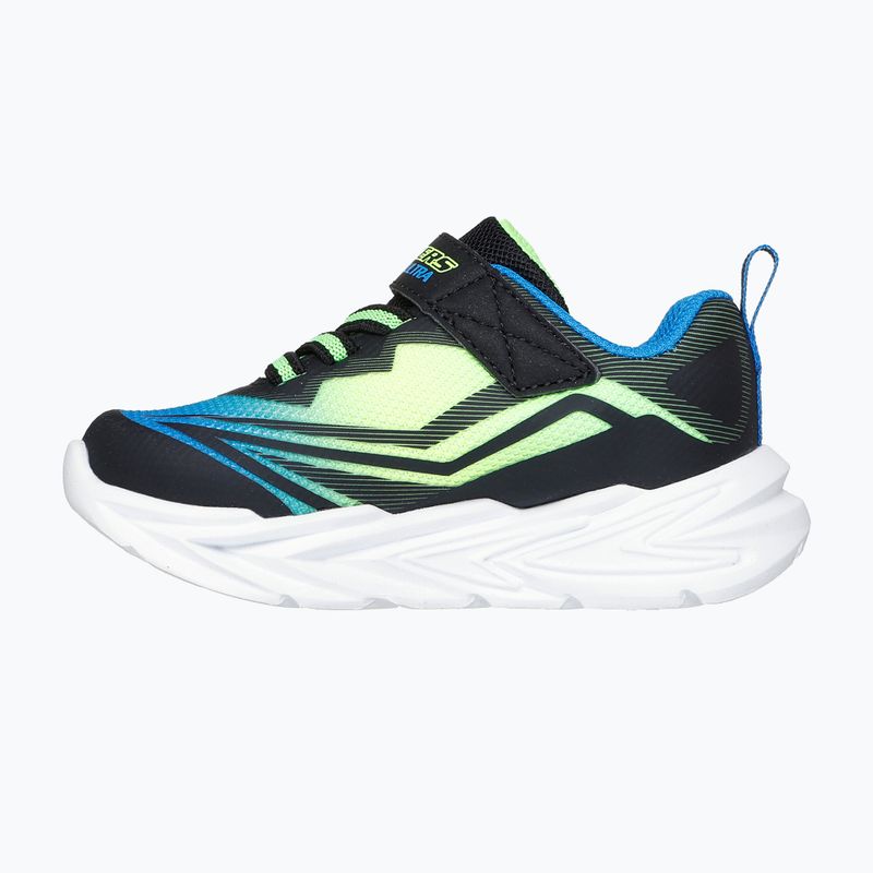 Gyerekcipők SKECHERS Flex-Glow Ultra fekete/kék/lime 3