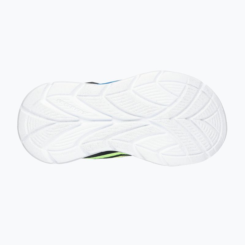 Gyerekcipők SKECHERS Flex-Glow Ultra fekete/kék/lime 4