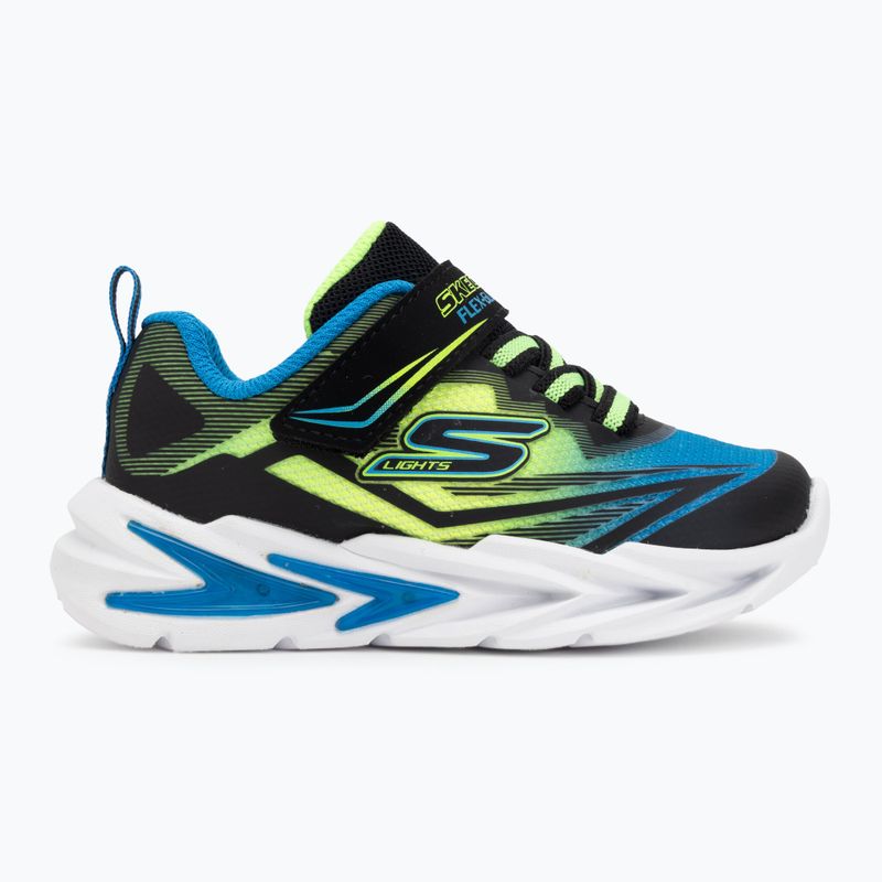 Gyerekcipők SKECHERS Flex-Glow Ultra fekete/kék/lime 2