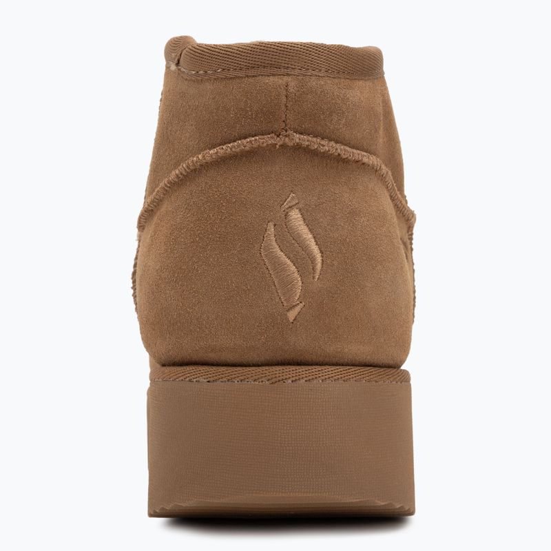 Női Skechers Keep Cozy cipő gesztenyebarna 6