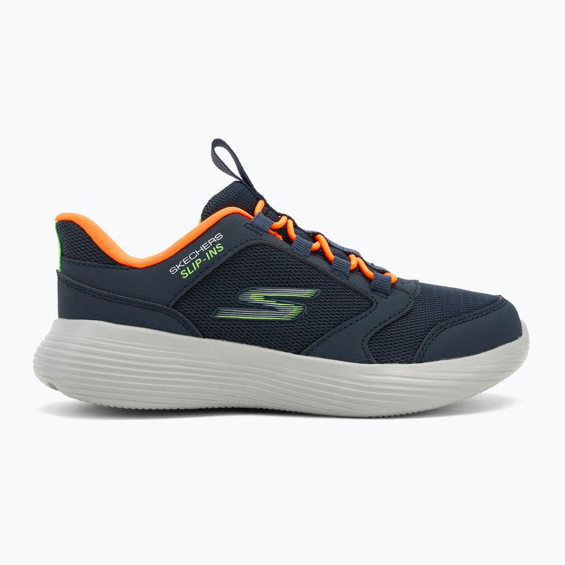 Gyerekcipők SKECHERS Go Run 400 V2 Turbo-Brisk tengerészkék/narancs 2