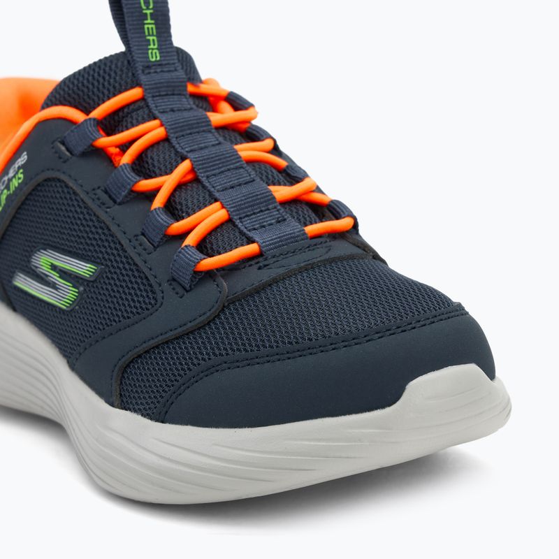 Gyerekcipők SKECHERS Go Run 400 V2 Turbo-Brisk tengerészkék/narancs 7