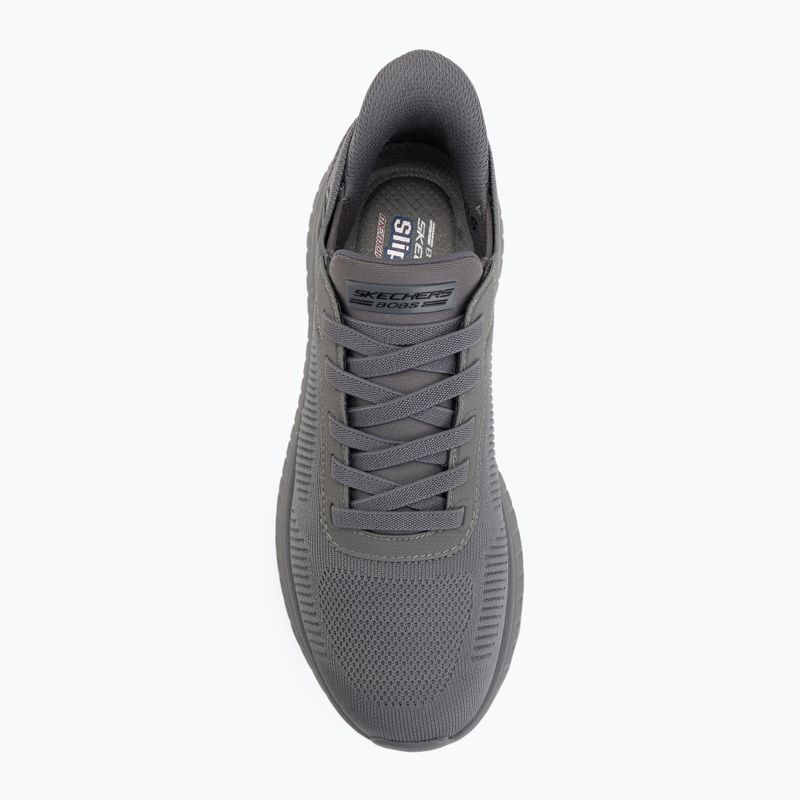 Férfi cipő SKECHERS Bobs Squad Chaos Solid Step gray 5