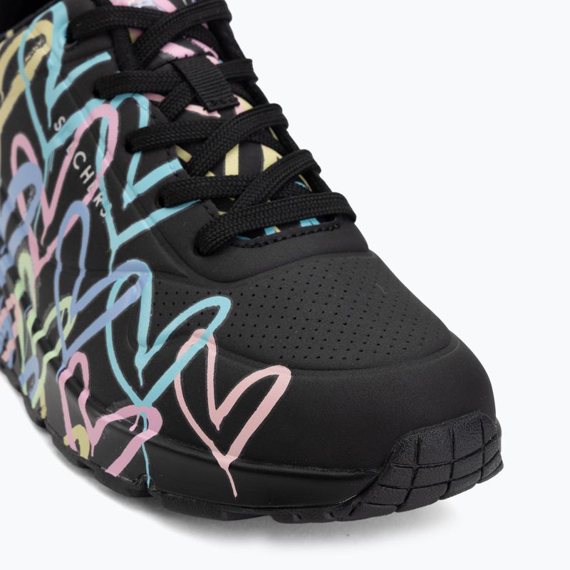 Női cipő SKECHERS JGoldcrown Uno Spread The Love black 7