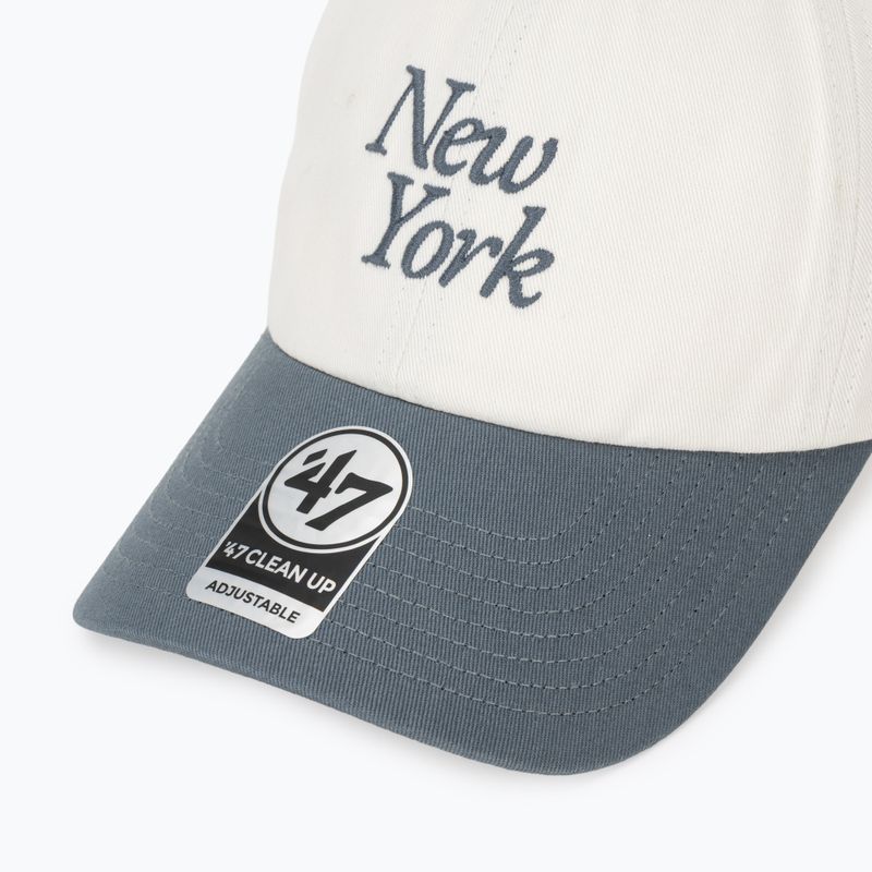 47 Márka MLB New York Yankees Foundation Script TT CLEAN UP homokkő baseball sapka 3