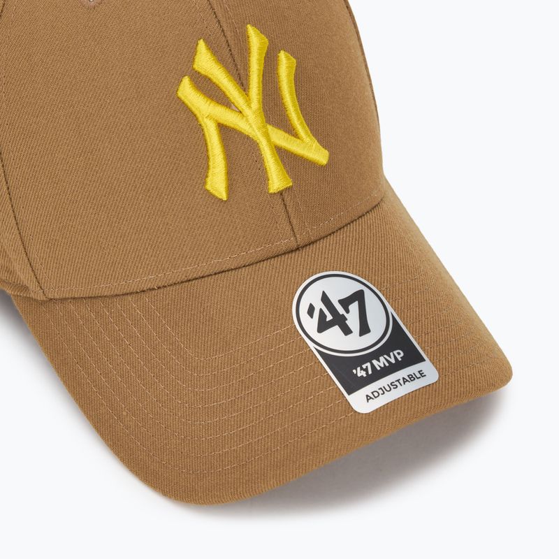 47 Brand MLB New York Yankees MVP teve színű baseball sapka 3
