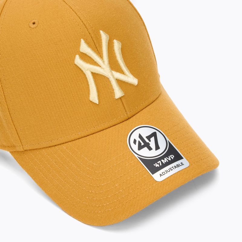 47 Brand MLB New York Yankees MVP búzából készült baseball sapka 3