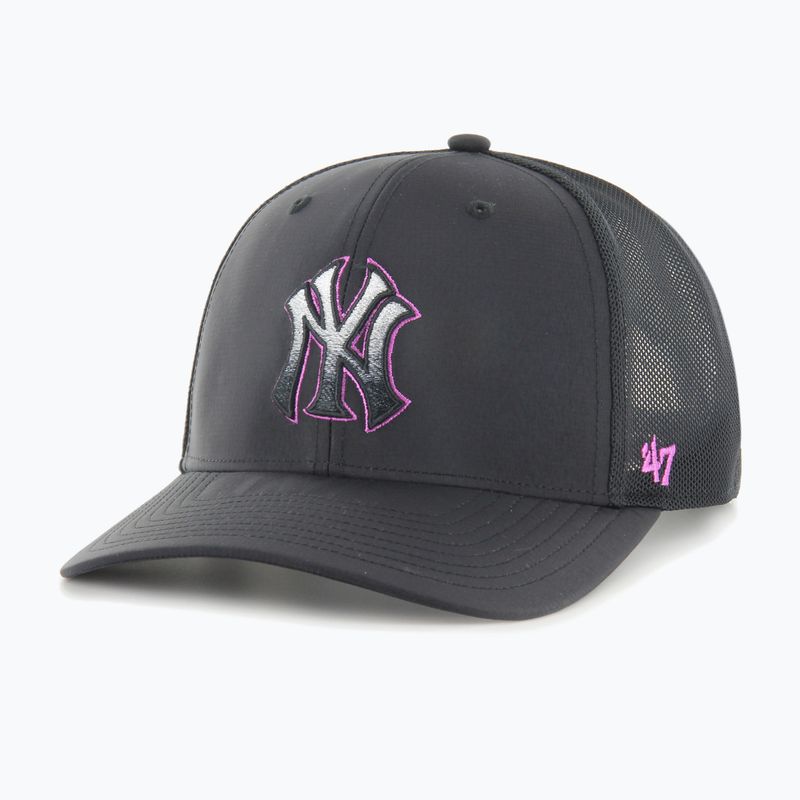 47 Brand New York Yankees Volcanic Trucker baseball sapka fekete