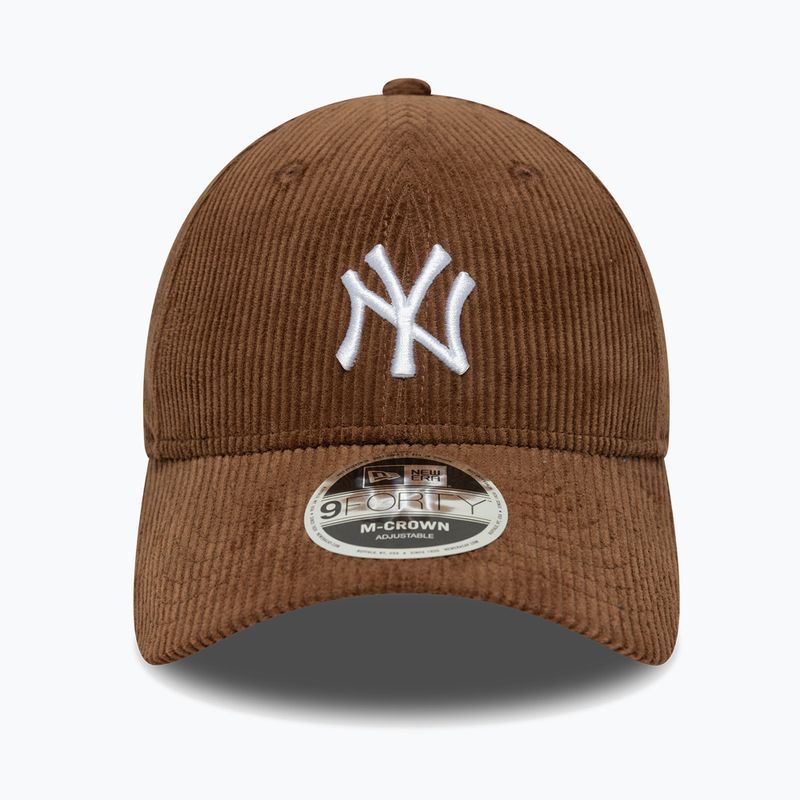 New Era Cord 9Forty Mcrown New York Yankees sötét vörösesbarna/sötét őszi baseballsapka 2
