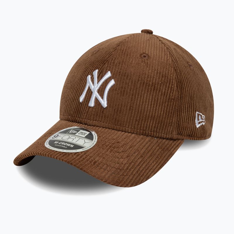 New Era Cord 9Forty Mcrown New York Yankees sötét vörösesbarna/sötét őszi baseballsapka 3
