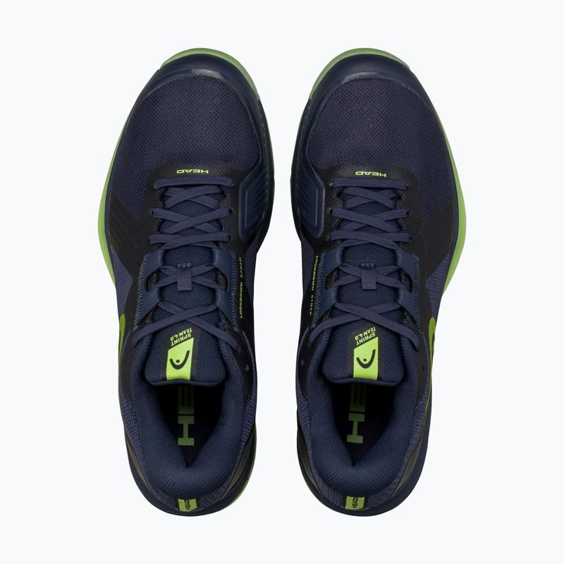 HEAD squash cipő Sprint Team 4.0 Indoor navy/lime 4