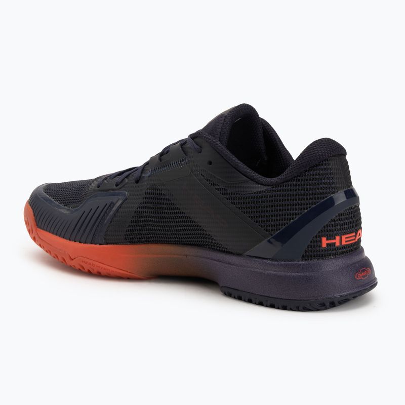 HEAD Sprint Pro 4.0 beltéri squash cipő sötétkék/piros 3