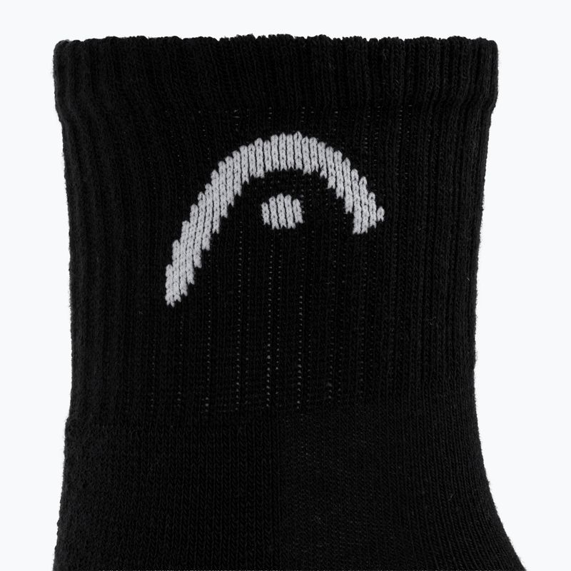 Zokni HEAD Tennis 3P Club Short Crew 3 pairs black 3