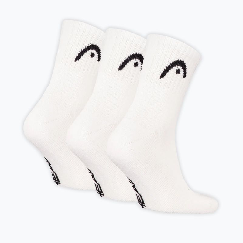 Zokni HEAD Tennis 3P Club Short Crew 3 pairs white 2