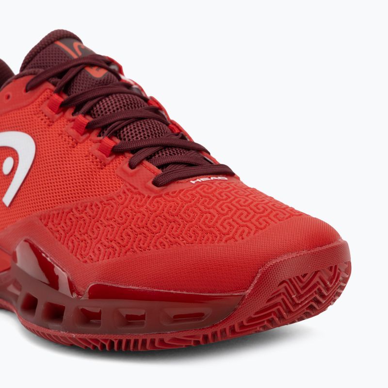 Férfi teniszcipő HEAD Revolt Pro 5.0 Clay red/dark red 7