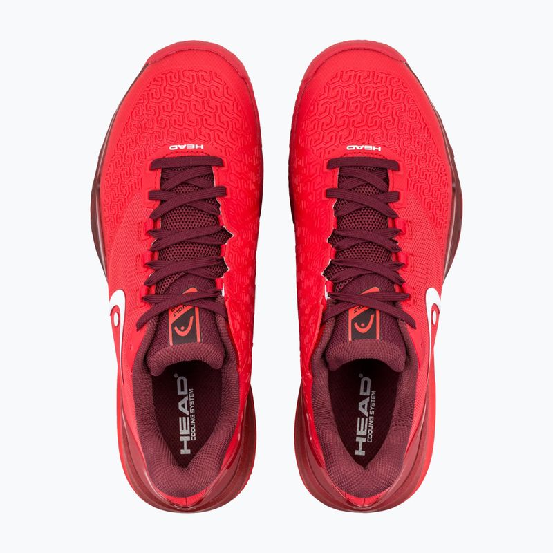 Férfi teniszcipő HEAD Revolt Pro 5.0 Clay red/dark red 4