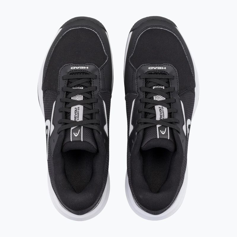 Férfi teniszcipő HEAD Revolt Court 5.0 black/white 4