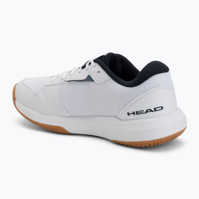 Férfi teniszcipő HEAD Revolt Court 5.0 Indoor white/blueberry 3