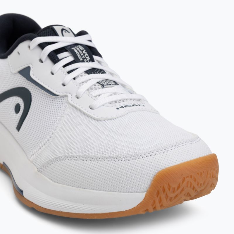 Férfi teniszcipő HEAD Revolt Court 5.0 Indoor white/blueberry 7