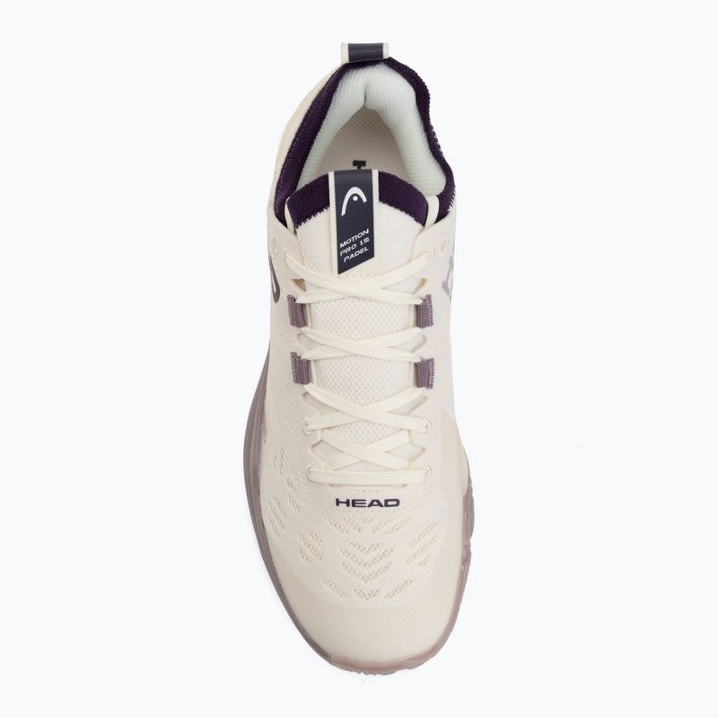 Női padelcipő HEAD Motion Pro 1.5 chalk white/purple 5