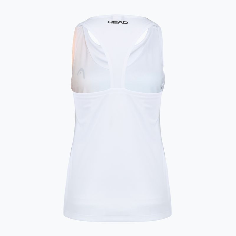 Női teniszpóló HEAD Agility Tank Top apricot/print vision 2