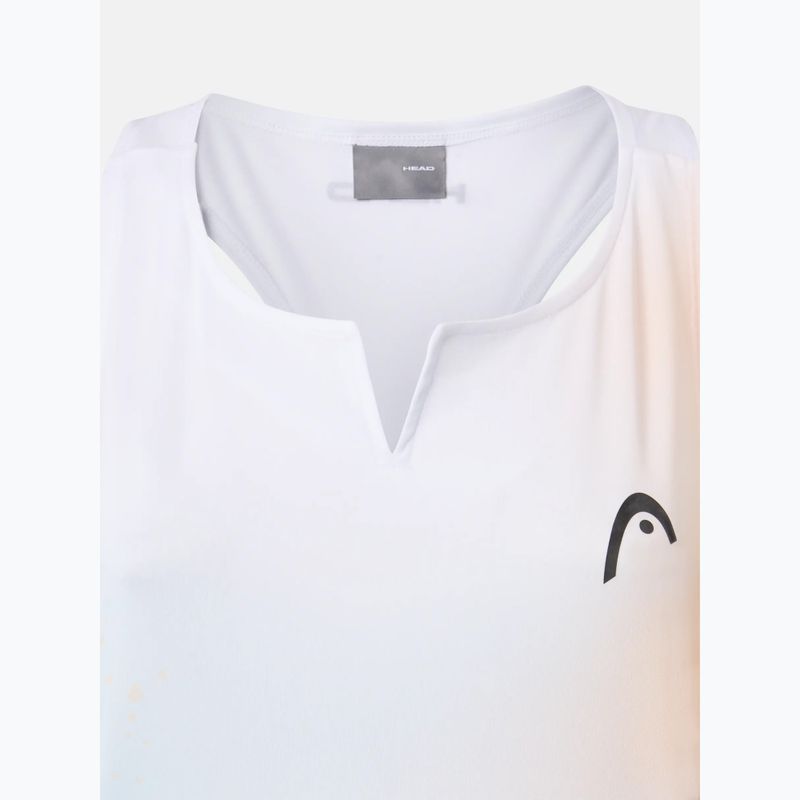 Női teniszpóló HEAD Agility Tank Top light blue/print vision 3