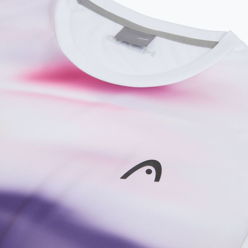 Férfi teniszpóló HEAD Blur purple/print 3