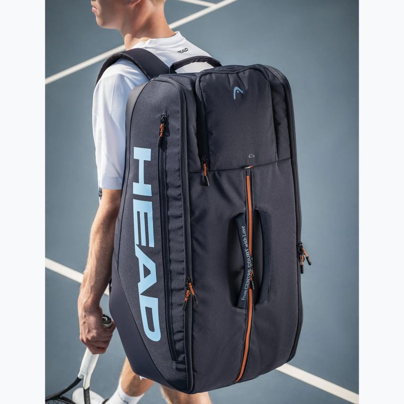 Tenisz táska HEAD Pro Racquet Bag XL 70 l navy 9