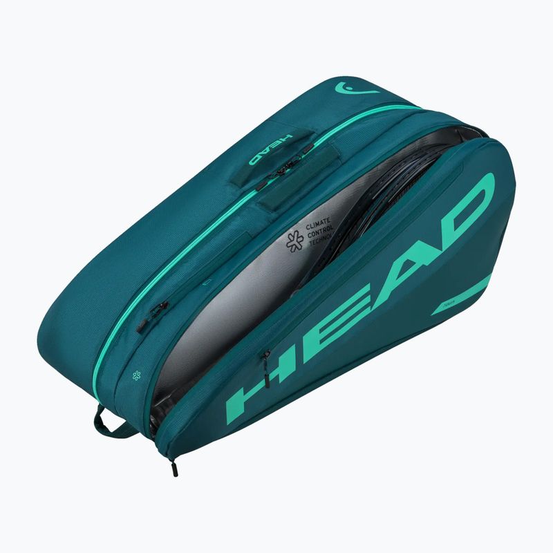 Tenisz táska HEAD Tour Racquet Bag L 65 l green 5
