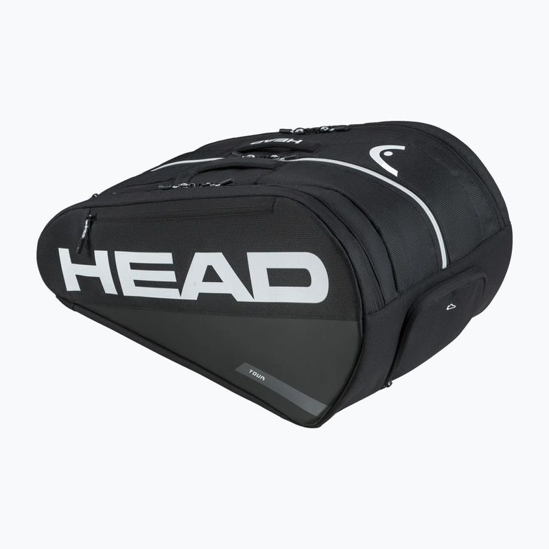 Padel táska HEAD Tour Padel Bag L 40 l black