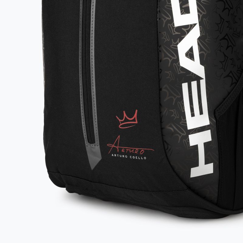 Padel hátizsák HEAD Coello Tour Padel Backpack 25 l black 4