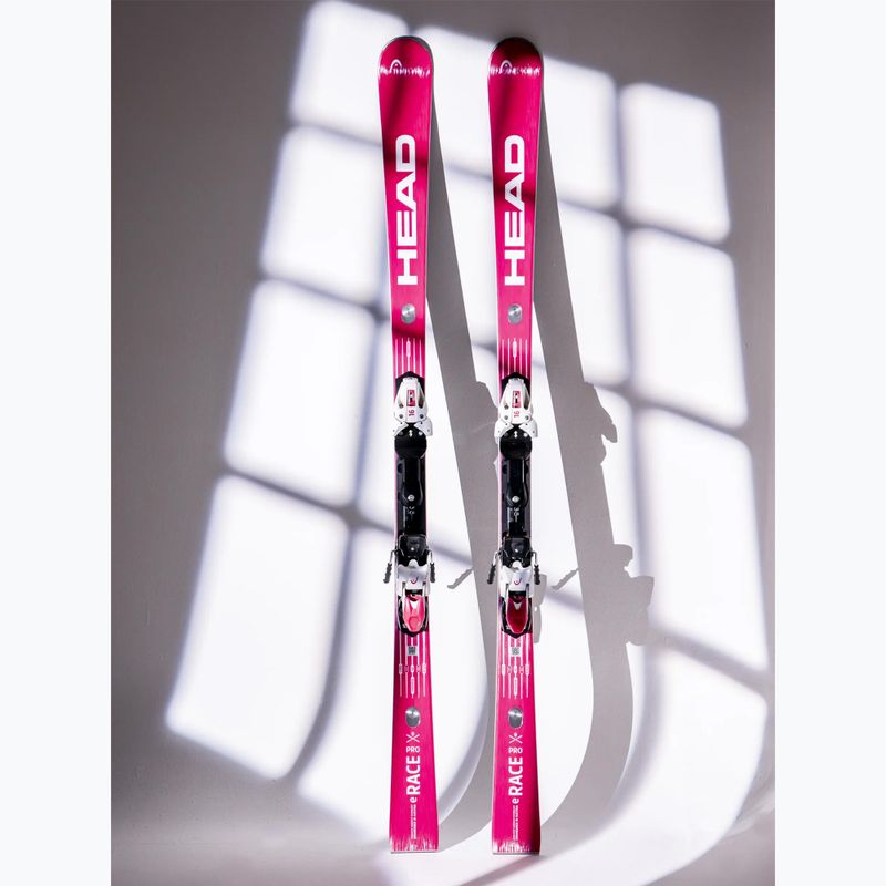 Alpesi síléc HEAD WC Rebels e-Race Pro RP WCR 14 + Freeflex 14 GW kötések 75 Years pink 2