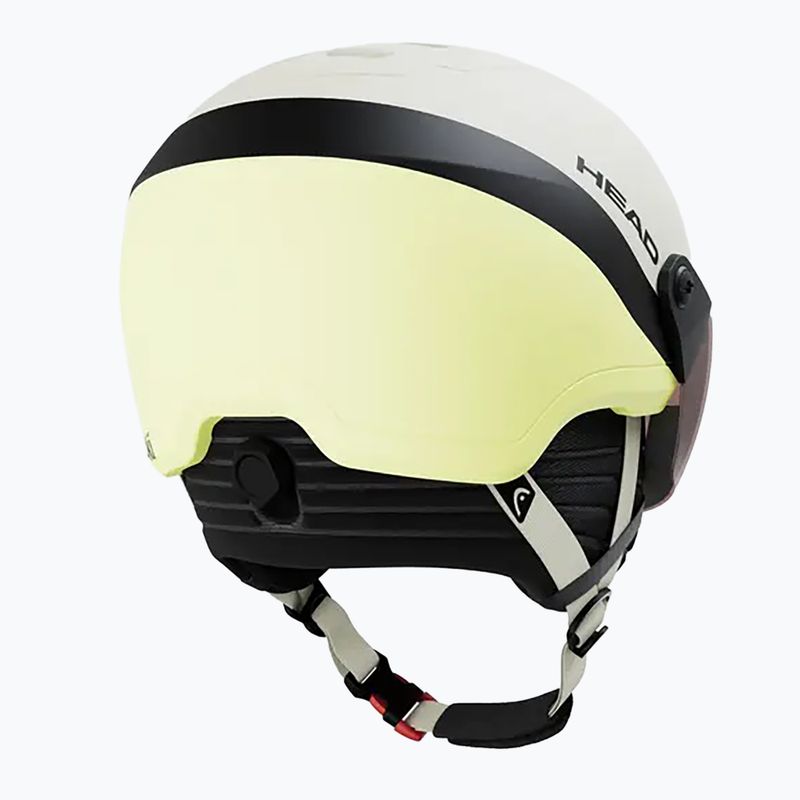 Gyerek sísisak HEAD Yuki Visor Jr lime swirl/silver/red 2
