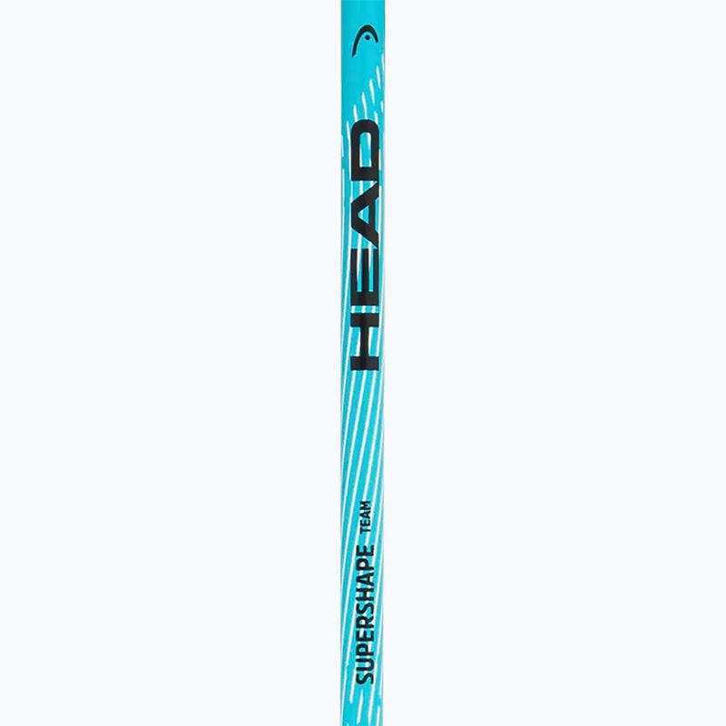 Gyermek síbotok HEAD Supershape Team Adjustable Jr white/black/speedblue 2