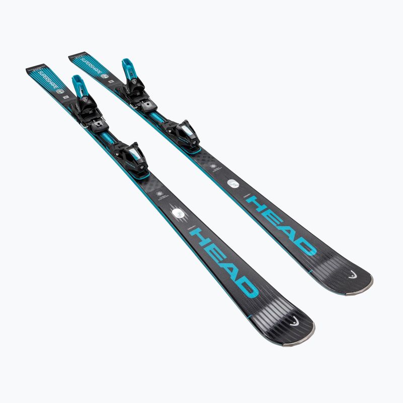 Lesikló sílécek + kötések HEAD Supershape e-Speed SW BB-PR + Protector Evo PR 13 GW black/blue 2