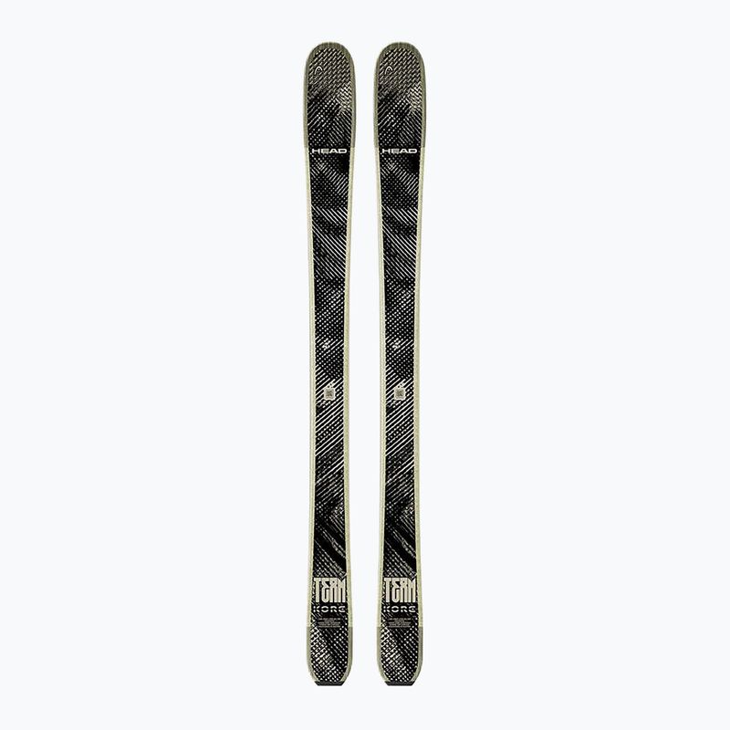 Gyermek lesikló sílécek + kötések HEAD Kore Team SW + Attack LYT 11 GW black/beige 2