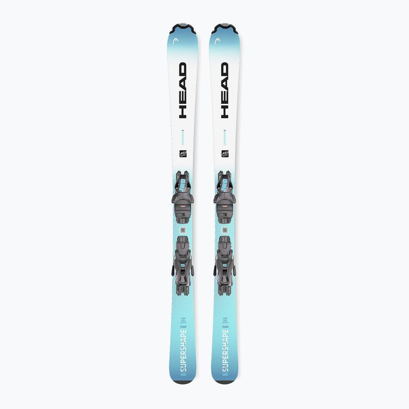 Gyermek lesikló sílécek + kötések HEAD Supershape Team Easy JRS + Jrs 4.5 GW CA blue/white 2
