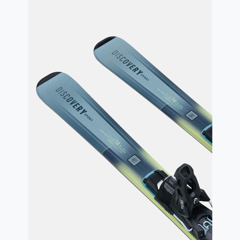 Lesikló sílécek + kötések HEAD Discovery 74 Sport AM BB-PR + Protector Evo PR 11 GW blue/yellow 4