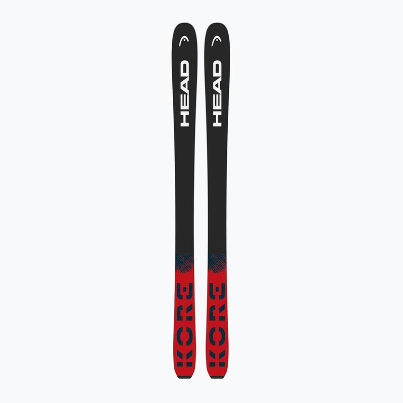 Lesikló sílécek + kötések HEAD Kore 100 Ti + Protector+ Attack 14 GW black/red 2