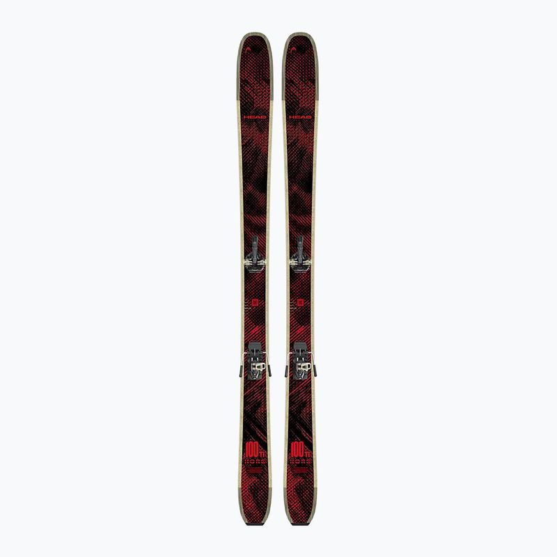 Lesikló sílécek + kötések HEAD Kore 100 Ti + Protector+ Attack 14 GW black/red 3