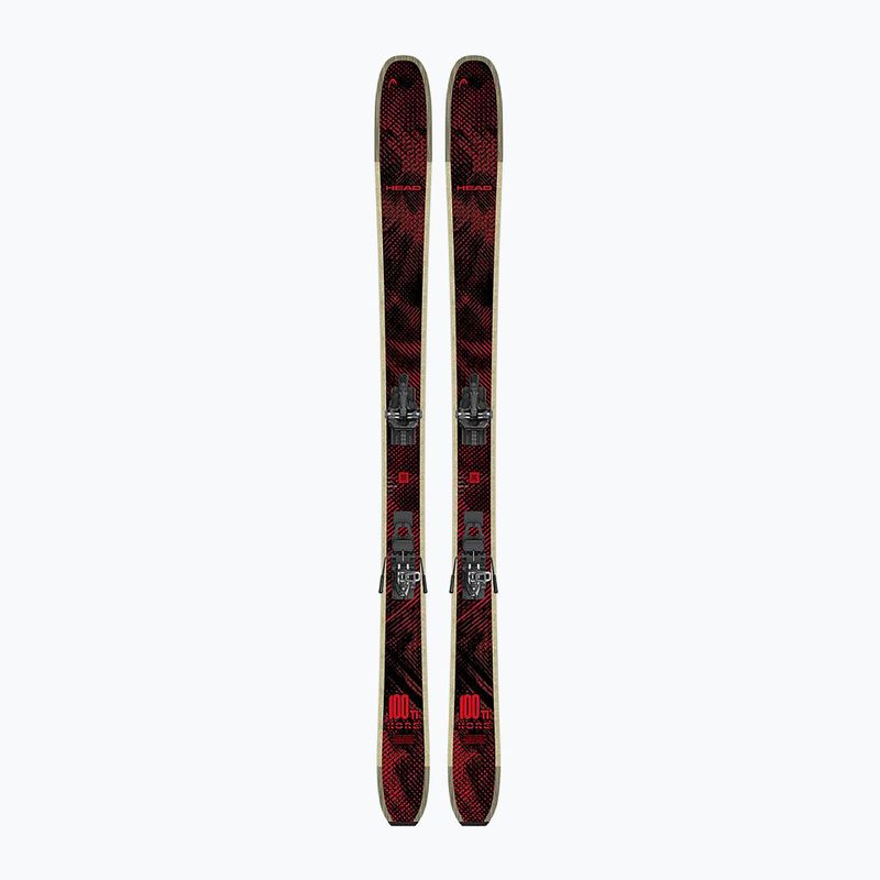 Lesikló sílécek + kötések HEAD Kore 100 Ti + Protector+ Attack 14 GW black/red 4