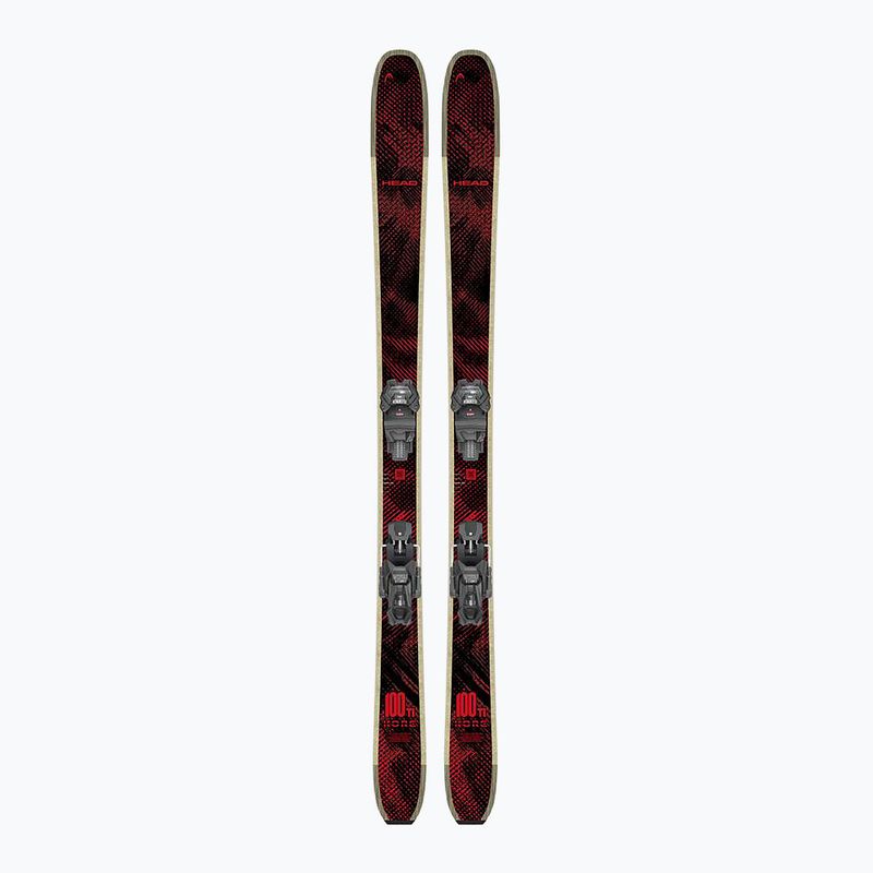 Lesikló sílécek + kötések HEAD Kore 100 Ti + Protector+ Attack 14 GW black/red 5