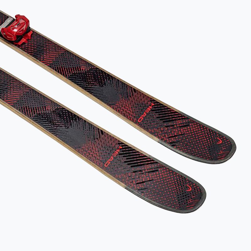 Lesikló sílécek + kötések HEAD Kore 100 Ti + Protector+ Attack 14 GW black/red 7