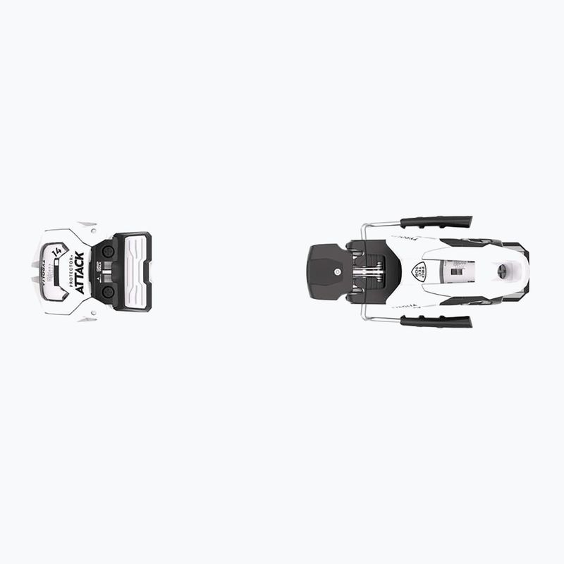 Női lesikló sílécek + kötések HEAD Kore 93 Ti + Protector+ Attack 14 GW white/blue 6