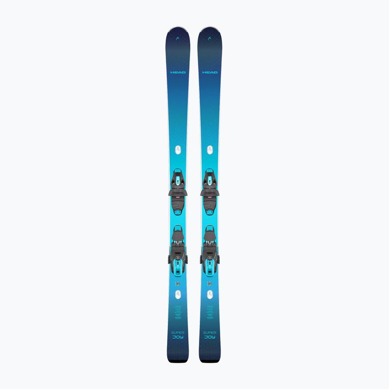 Női lesikló sílécek + kötések HEAD e-Super Joy SW SLR BB Joy Pro + Protector SLR 11 GW dark blue/blue