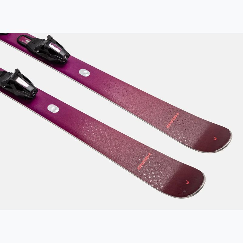 Női lesikló sílécek + kötések HEAD e-Total Joy SW SLR BB Joy Pro + Protector SLR 11 GW aubergine/red 4