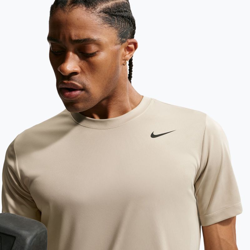 Férfi edző póló Nike Dri-FIT Training T-Shirt desert khaki/black 4