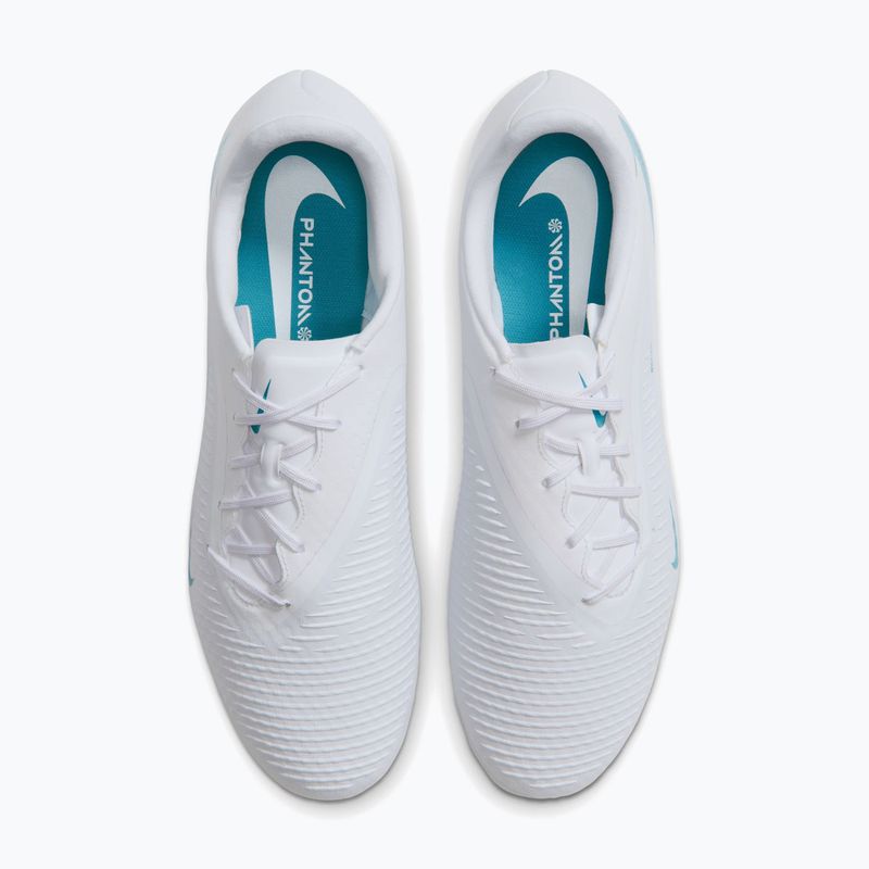 Férfi focicipők Nike Phantom 6 Low Academy FG/MG white/white/dusty cactus 4